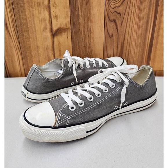 Converse CTAS OX Low Gray Canvas Men's Shoes Size 11 - Picture 2 of 10